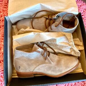 Frye  Tan Leather Boots